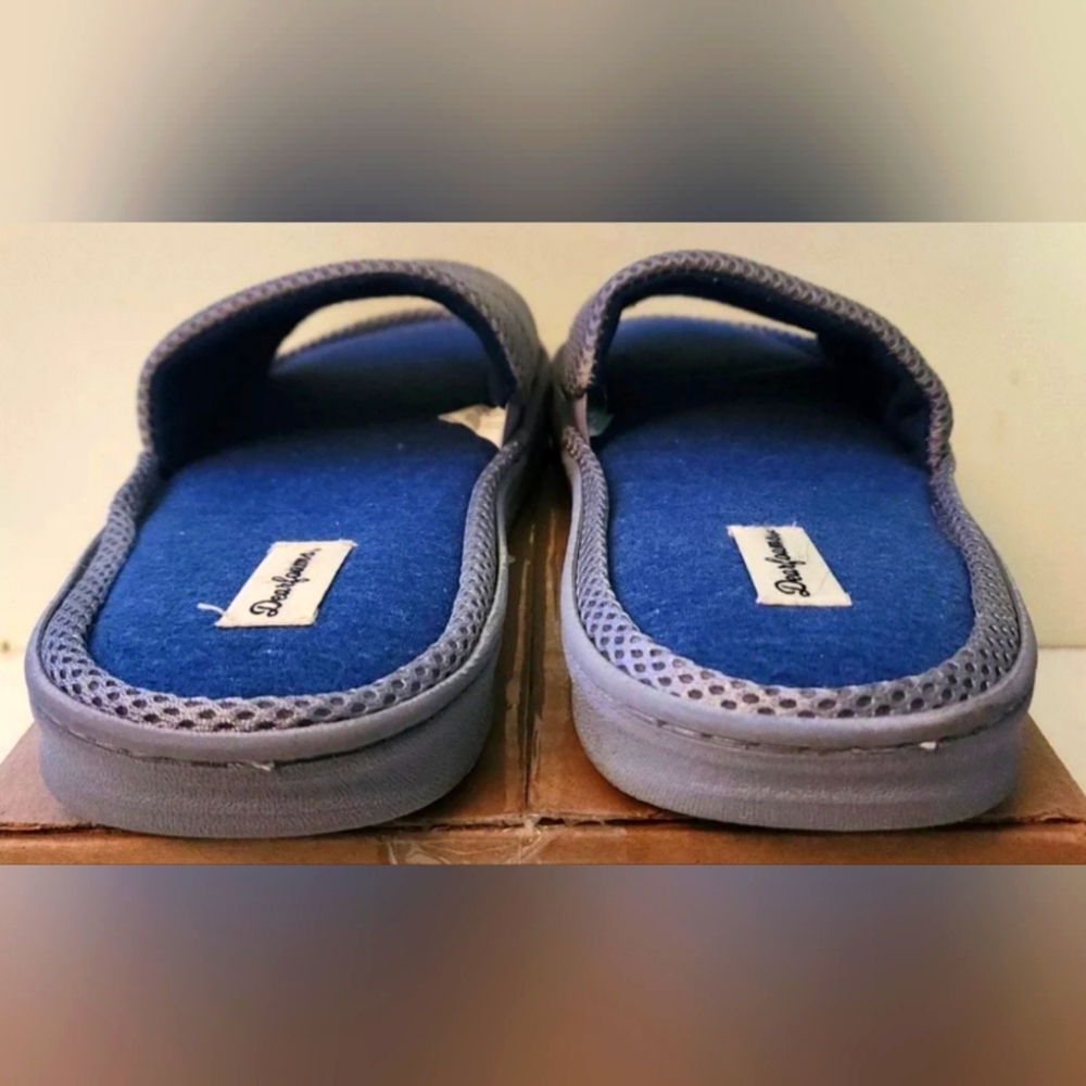 Mens DearFoams Indoor/Outdoor Sandal Slides Size 11-12 Slip On Shoes - Picture 4 of 7